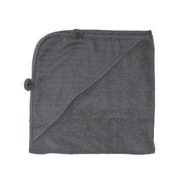 Markland Pure Musselin Badehåndklæde, Dark Grey